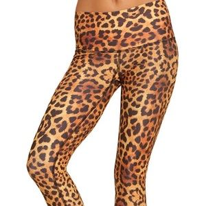 Teeki Awakening Hot Pants in Gold Leopard